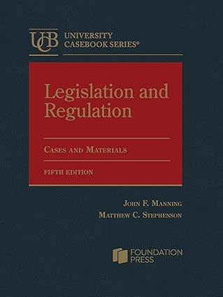 Legislation and Regulation 5e